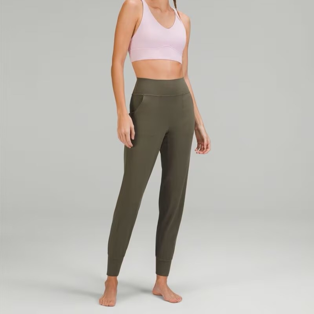 Lululemon Align High Rise Joggers green